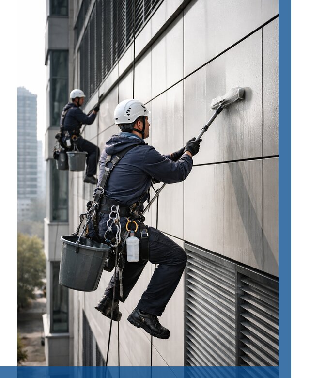 Мойка вентилируемого фасада в Губкине от 254 р. | ВЫСОТНИК-Гбк