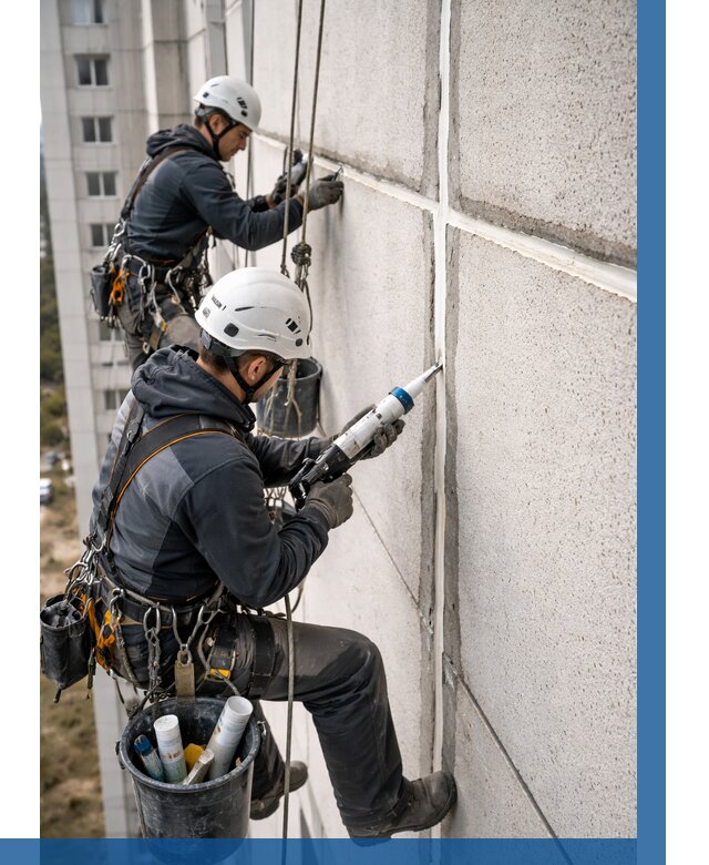 Герметизация межпанельных швов в Губкине от 711 р. | ВЫСОТНИК-Гбк