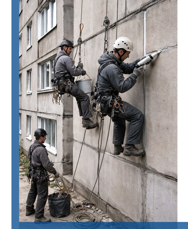 Герметизация межпанельных швов в Губкине с гарантией герметичности