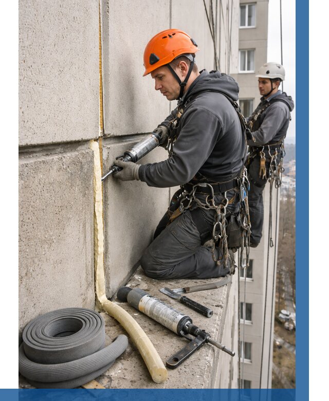 Теплый шов межпанельные швы в Губкине от 711 р. | ВЫСОТНИК-Гбк