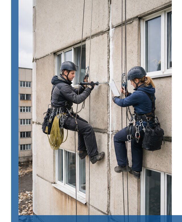 Герметизация межпанельных швов тёплым швом в Губкине