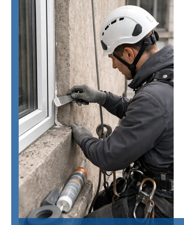 Герметизация монтажных швов окон в Губкине с гарантией качества