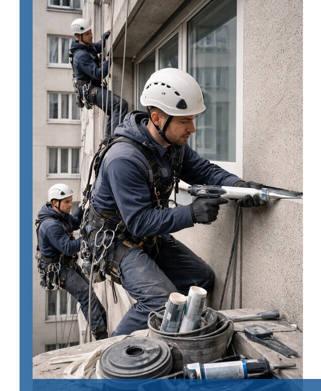 Герметизация швов лоджии в Губкине профессионально и надежно