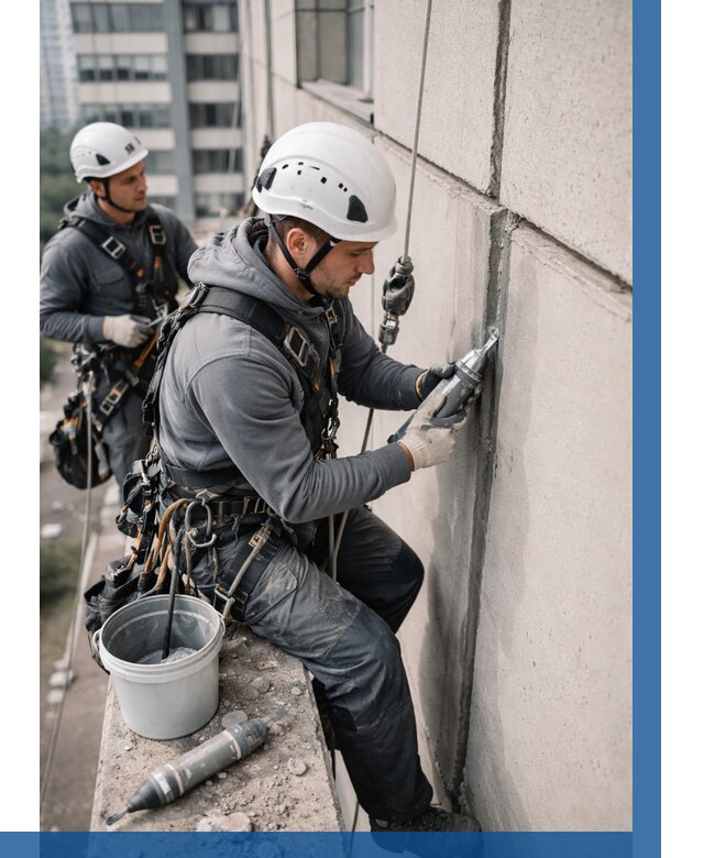 Ремонт деформационных швов здания в Губкине от 1016 р. | ВЫСОТНИК-Гбк