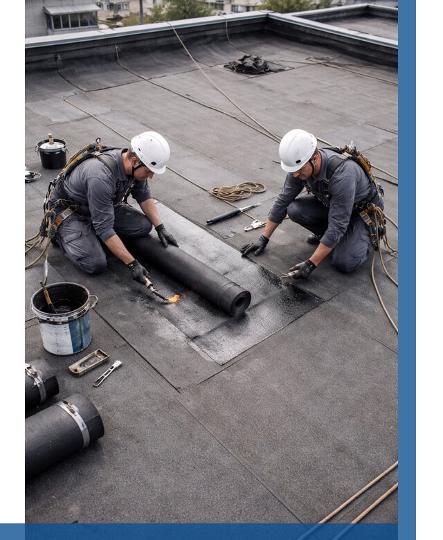 Ремонт мягкой кровли под ключ в Губкине от 711 р. | ВЫСОТНИК-Гбк