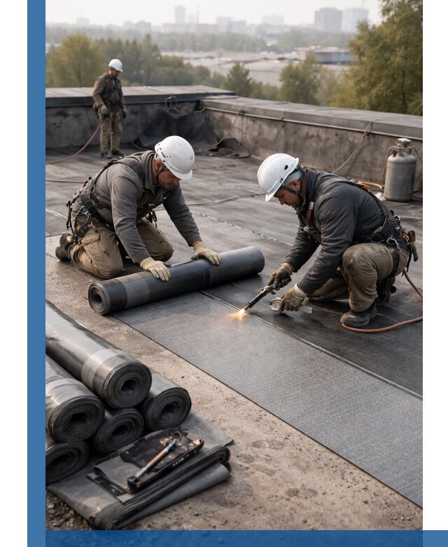 Монтаж мягкой кровли в Губкине профессионально и надежно