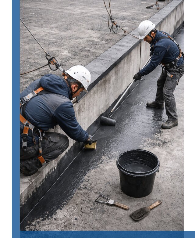 Гидроизоляция кровли жидкой резиной профессионально в Губкине