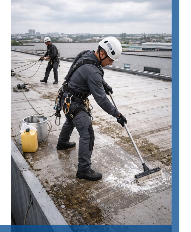 Очистка крыши по графику в Губкине от 7619 р. | ВЫСОТНИК-Гбк