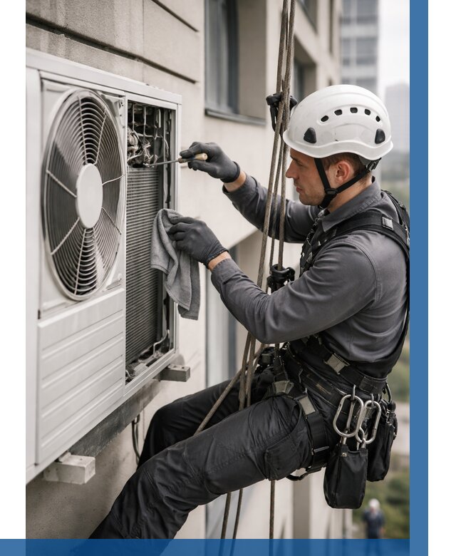 Обслуживание внешнего блока кондиционера в Губкине от 2743 р.ВЫСОТНИК-Гбк