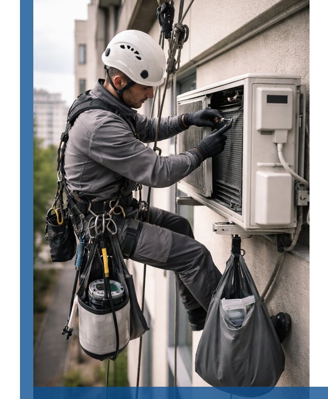 Обслуживание внешнего блока кондиционера в Губкине профессионально