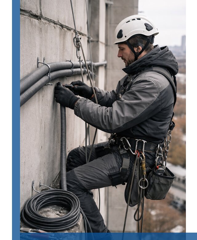 Профессиональный монтаж гофры для кабеля в Губкине с гарантией