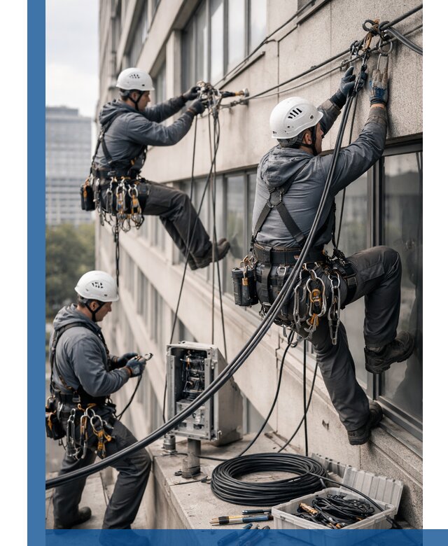 Прокладка оптоволоконного кабеля в Губкине под ключ с тестированием