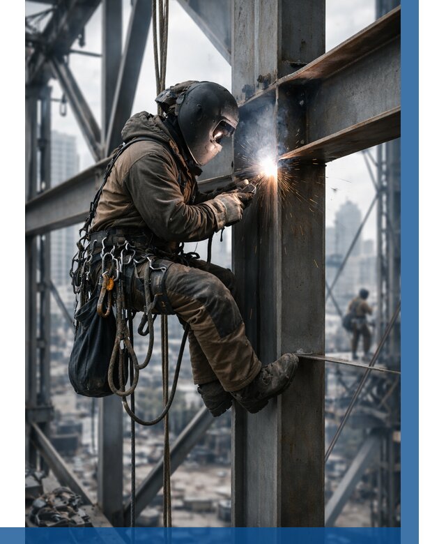 Высотные сварочные работы в Губкине от 3555 р. | ВЫСОТНИК-Гбк