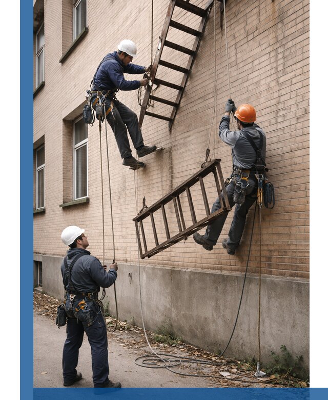 Демонтаж пожарной лестницы в Губкине быстро и безопасно
