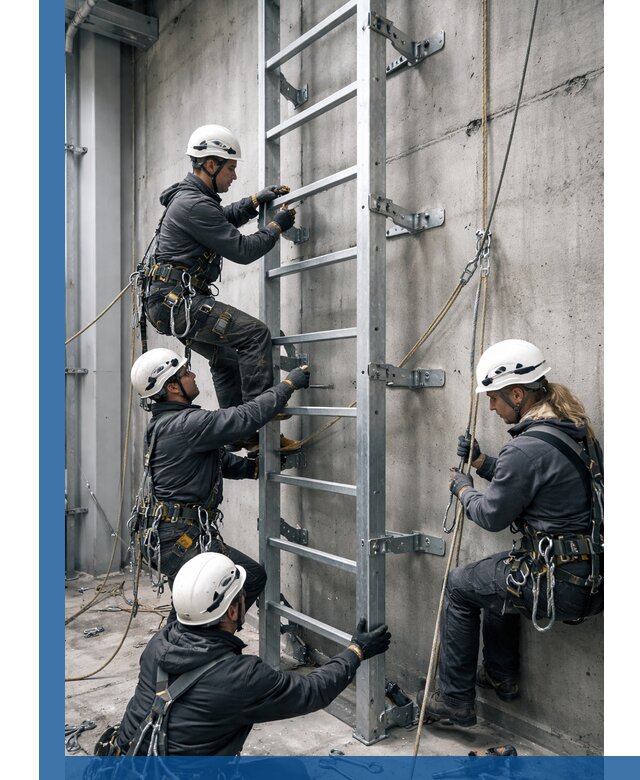 Монтаж металлических лестниц в Губкине под ключ со гарантией