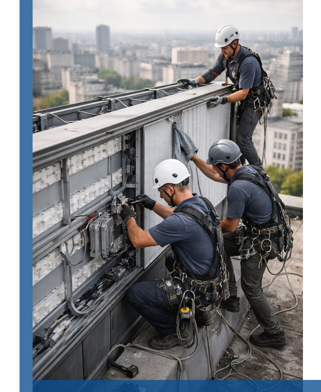 Профессиональное обслуживание крышной рекламы в Губкине под ключ