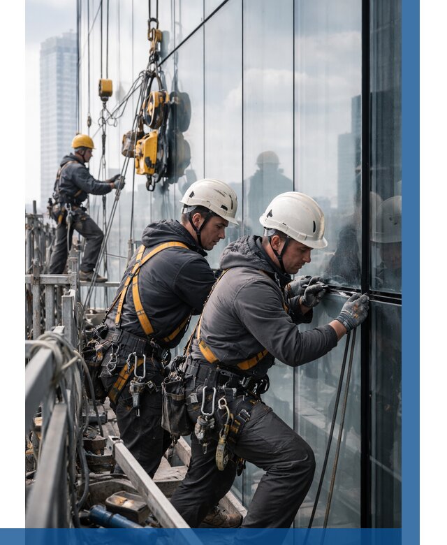 Структурное остекление фасадов в Губкине от 9650 р. | ВЫСОТНИК-Гбк