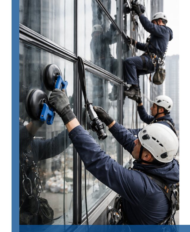 Радиусное остекление фасадов под ключ в Губкине с гарантиями