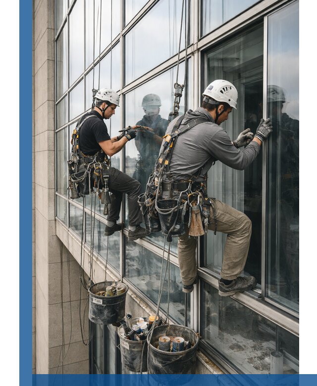 Ремонт витражных конструкций и фасадного остекления в Губкине