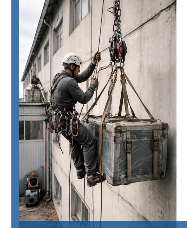 Подъем грузов на высоту в Губкине для промышленных объектов