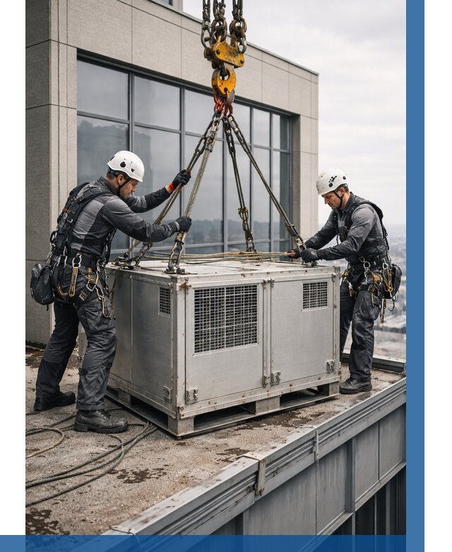 Такелажные работы на высоте в Губкине от 8126 р. | ВЫСОТНИК-Гбк