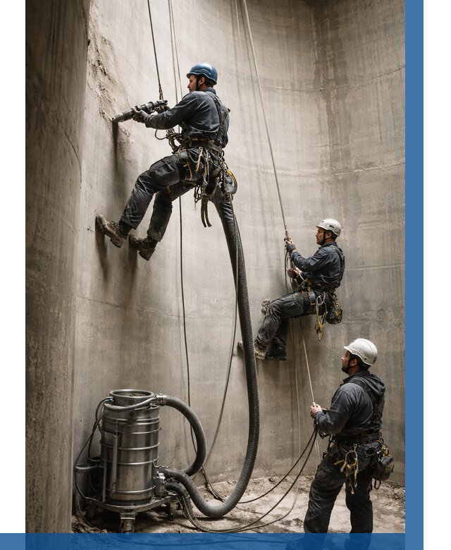 Зачистка силосов в Губкине от 4571 р. Договор и смета ВЫСОТНИК-Гбк