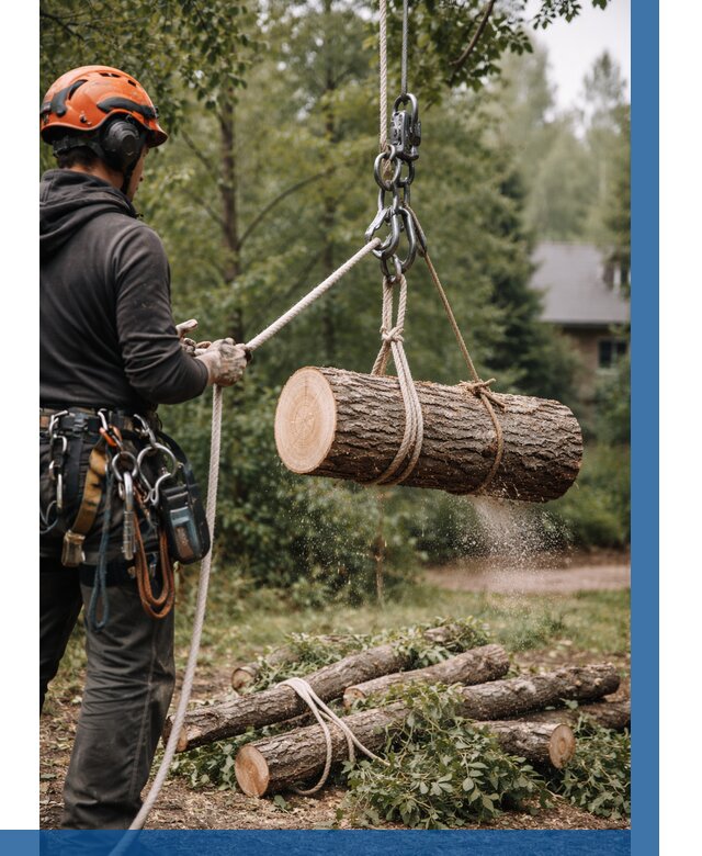 Валка деревьев частями в Губкине от 7619 р. | ВЫСОТНИК-Гбк