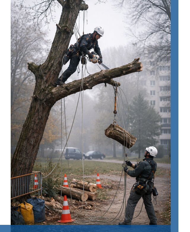 Удаление аварийных деревьев в Губкине от 15237 р. | ВЫСОТНИК-Гбк