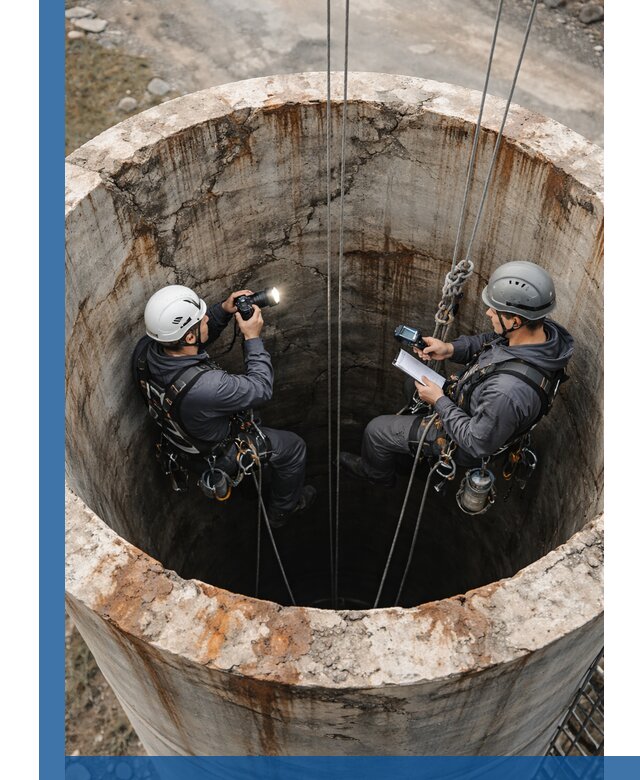 Обследование дымовой трубы: диагностика и оценка состояния в Губкине